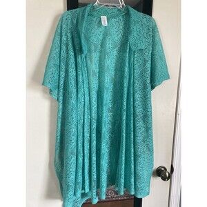 Mintee 16 One Size Mint Green Lace Open Short Sleeves Tie Back Pool Or Dress Up